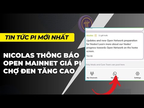 Pi network - Nicolas thông báo Open Mainnet giá Pi Coin chợ đen tăng cao