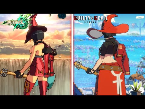 GUILTY GEAR STRIVE -  All Character Victory Poses - Xrd REV 2 vs STRIVE