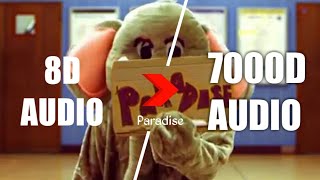 Coldplay - Paradise (7000D Audio) Use HeadPhone | Share