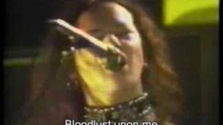 Venom - Bloodlust (live with subtitled lyrics)