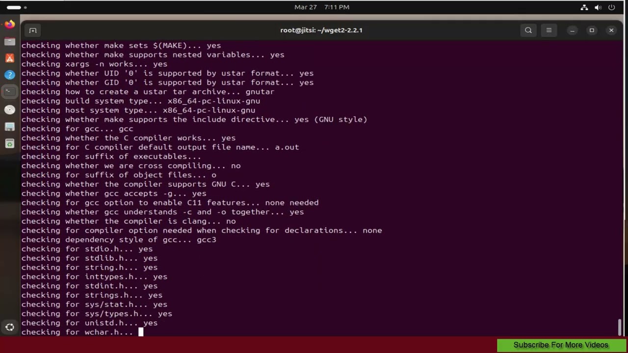 How to install Wget wget2 build From Source On Ubuntu 24.04 LTS
