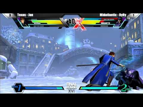 UMVC3 Texas vs MidAtlantic - Curleh Mustache Battle Royale