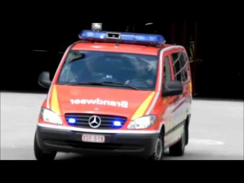 Uitruk Commando voertuig brandweer Antwerpen