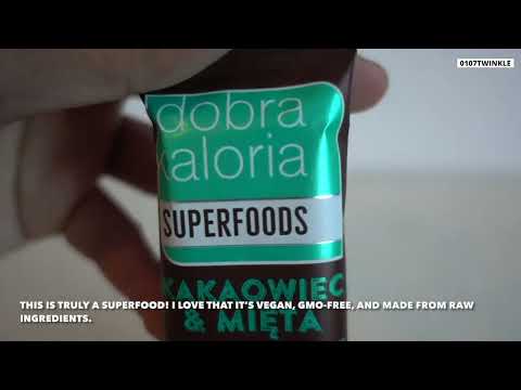 Dobra Kaloria Superfoods Bar With Cacao & Mint With GMO Free Food Bar | Cacao Mint Food Bar