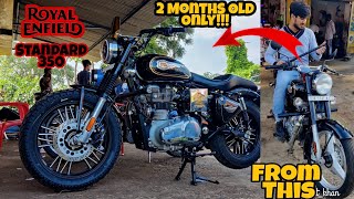 Broad Tyre Modification | 2021 BS6 STANDARD 350 | Alloy Changed | Custom Mudguard | Price #MxK