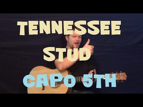 Tennessee Stud (Eddy Arnold) Easy Guitar Lesson How to Play Tutorial Capo 5th