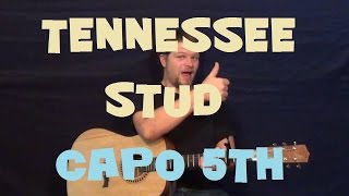 Tennessee Stud (Eddy Arnold) Easy Guitar Lesson How to Play Tutorial Capo 5th