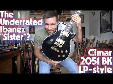 VIDEO! Rare 1981 MIJ Cimar (Ibanez/Hoshin) 2051BK - made in Japan - pro setup, ready to play image 14