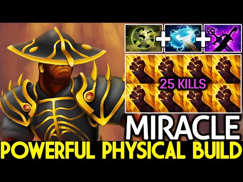 MIRACLE [Ember Spirit] Powerful Physical Build Unreal Damage Dota 2