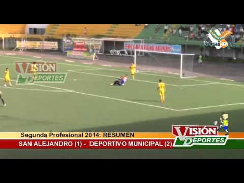 San Alejandro (1)  vs Deportivo Municipal (2) - 2014 - Resumen "GOLES" - Segunda Profesional