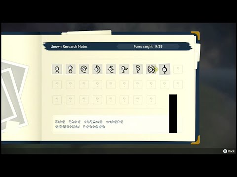 Pokémon Legends: Arceus - Unown I Location