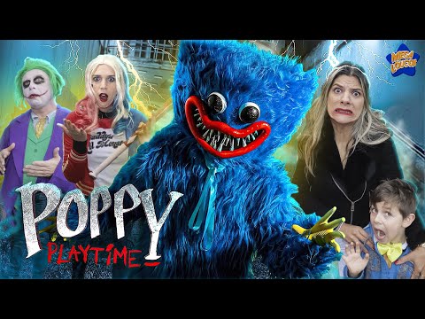 O HUGGY WUGGY NOS ATACOU ELE INVADIU NOSSA CASA - POPPY PLAYTIME NA VIDA REAL