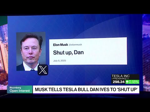 Musk Tells Tesla Bull Dan Ives to 'Shut Up'