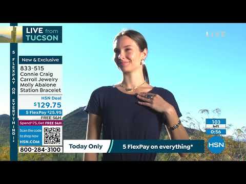 Connie Craig Carroll Jewelry Molly Abalone Station Brace...