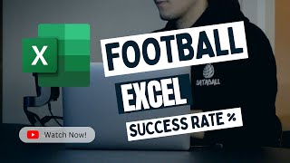 2 Minutes Football Excel - How to calculate Success Rate %