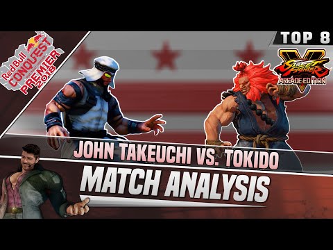 SFV AE Match Analysis: Red Bull Conquest Premier 2018 Top 8 - John Takeuchi vs. Tokido