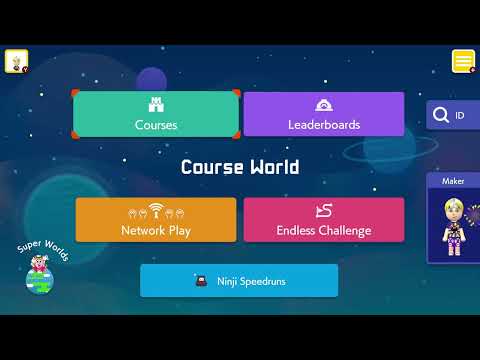 Super Mario Maker 2 Music - Course World (with added rain and thunder)