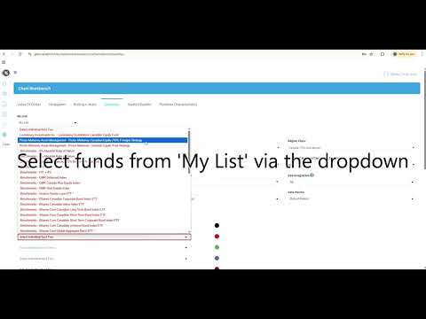 GMR Database Demo: Search, Compare & Chart Funds