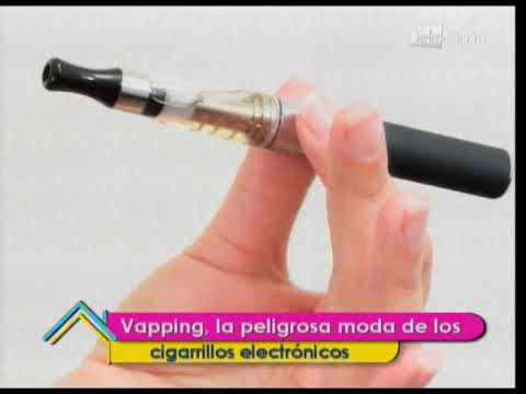 Vapping, la peligrosa moda de los cigarrillos electrónicos