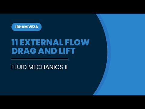 11. External Flow Drag and Lift in Fluid Mechanics | Fluid Forces, Pressure Drag, and Lift