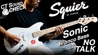Video thumbnail for รีวิว เสียง Squier Sonic Bronco Bass - Sound Test no Talk [Sound Check] by CT Music Shop / Chordtabs