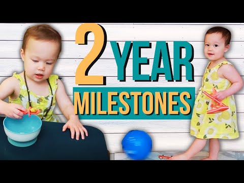TWO YEAR DEVELOPMENTAL MILESTONES | 24 Month Old Milestones & Activities for Toddler Development!