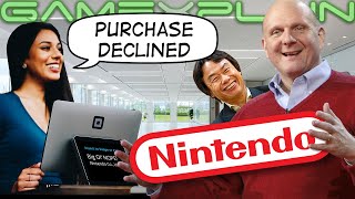 Microsoft Tried to Buy Nintendo 20 Years Ago, And Nintendo "Laughed Their Asses Off"
