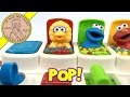 Sesame Street Talking Pop Up Pals 1995 Tyco Elmo Cookie Monster Big Bird Zoe