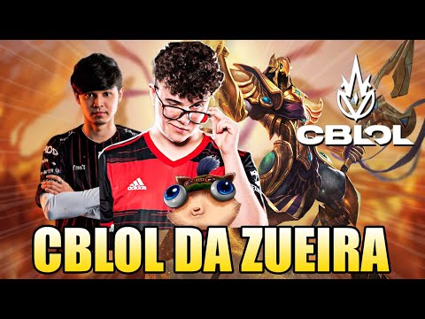 FAKER BRASILEIRO E TITAN TILTADO - CBLOL DA ZUEIRA