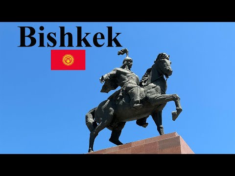 Quirguistão Bishkek City verão 2023[4K60fps]