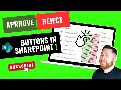 SharePoint Document Approve and Reject Buttons SharePoint Document Approve and Reject Buttons