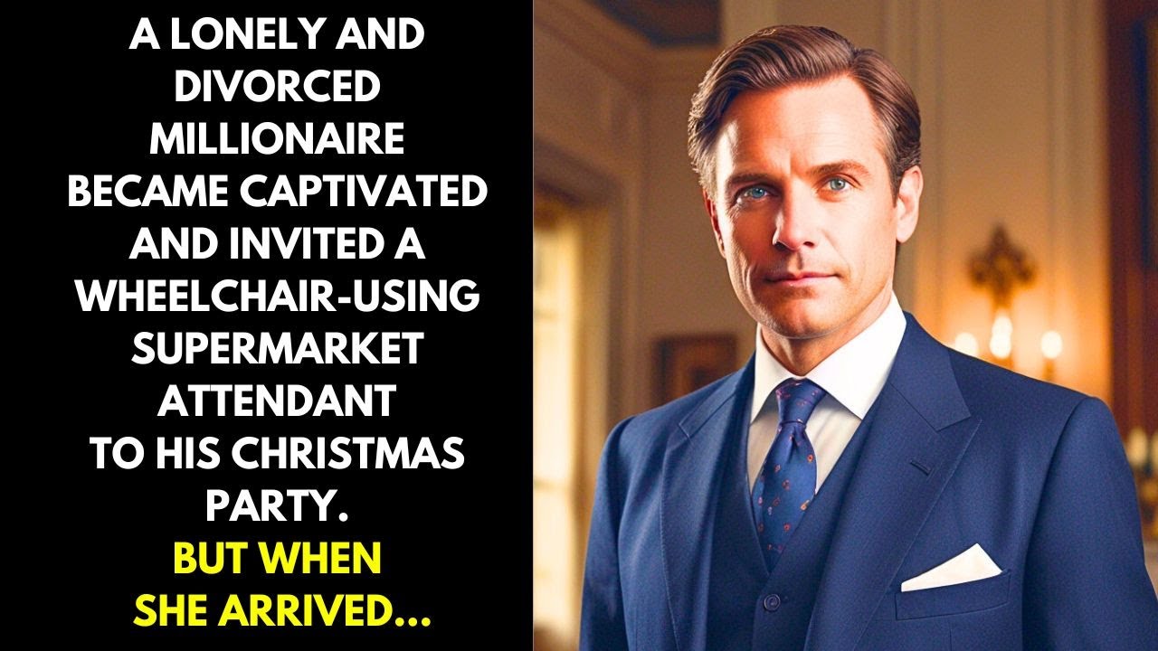 A LONELY MILLIONAIRE INVITED A WHEELCHAIR-USING SUPERMARKET ATTENDANT TO HIS CHRISTMAS PARTY