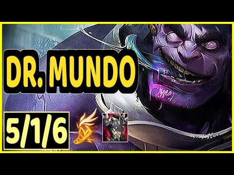DR. MUNDO VS SHYVANA - 5/1/6 KDA JUNGLE GAMEPLAY