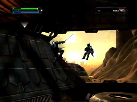 Star Wars The Force Unleashed Ultimate Sith Edition: Jango Fett vs Boba Fett