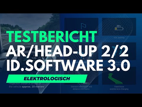 AR-  und Head-up Display der Volkswagen ID. Software 3.0 OTA in unserem Volkswagen ID4 GTX in 4K