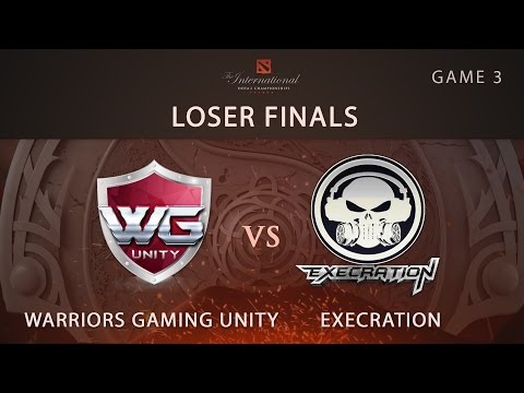 The Internationals 2016 SEA [Loser Finals] - WG.Unity vs Execration - Game 3