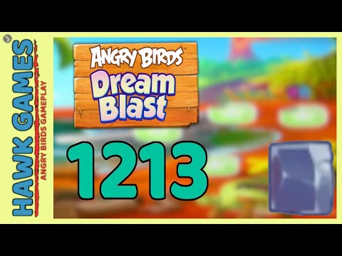 Angry Birds Dream Blast Level 1213 - Walkthrough, No Boosters