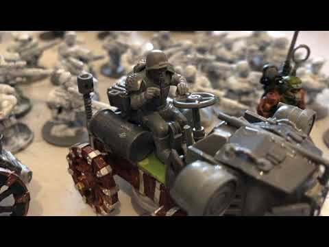 Kitbashed Ratling Sniper Platoon, Kitbashing Across Manufacturers and Size Comparisons
