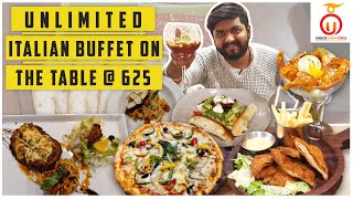 Unlimited Italian Buffet @ 625 | Avista Winebar and Pizzeria | Unbox Karnataka | Kannada Food Review