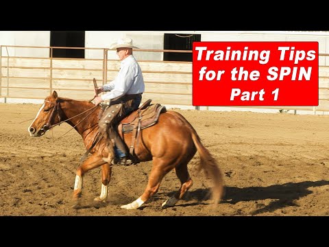 Training Tips for Spinning Your Horse, part 1 - Reining Horse - Reined Cow Horse Spin