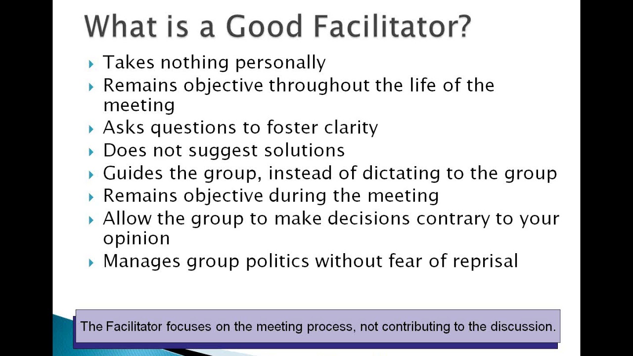 The Science and Art of Facilitation part. 1