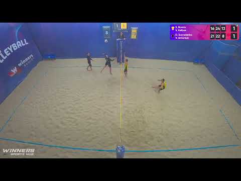 11:05 S. Borets / V. Kelbas - D. Svyrydenko / V. Antoniuk 04.01.2023 | Winners Beach Volleyball