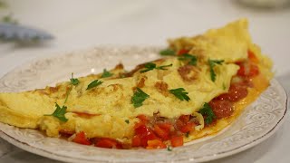 Բանջարեղենով, Մսով և Պանրով Օմլետ - Banjareghenov, Msov & Panrov Omlet