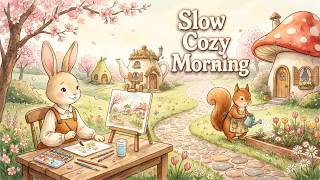 A Slow Cozy Morning 🌞 | Peaceful Storybook Music for Focus & Study