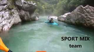 preview picture of video 'KAYAKING Koritnica river Sport Mix Bovec'
