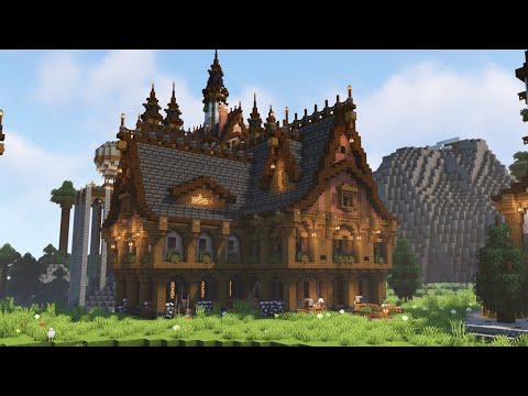 HRZY Builds - Fantasy Medium House - Minecraft Timelapse