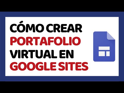 Cómo Crear un Portafolio Virtual en Google Sites  Paso a Paso