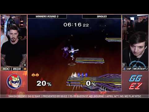 Smash Brews 8 - SSBM WR3- Redx vs OSP | Microsoft J