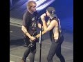 Michael Clifford Performing With All Time Low