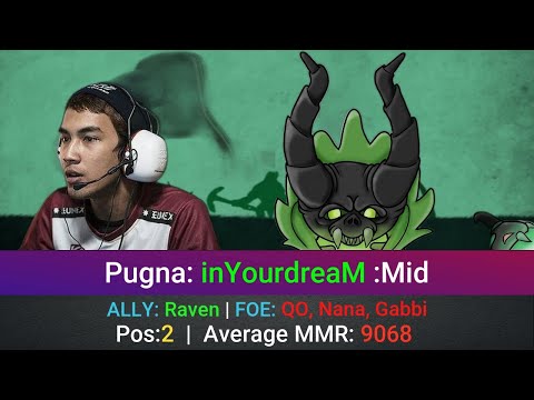 Pugna Perspective by inYourdreaM | @1440p | Mid Pos:2 | ALLY: Raven | FOE: QO, Nana, Gabbi |5797432